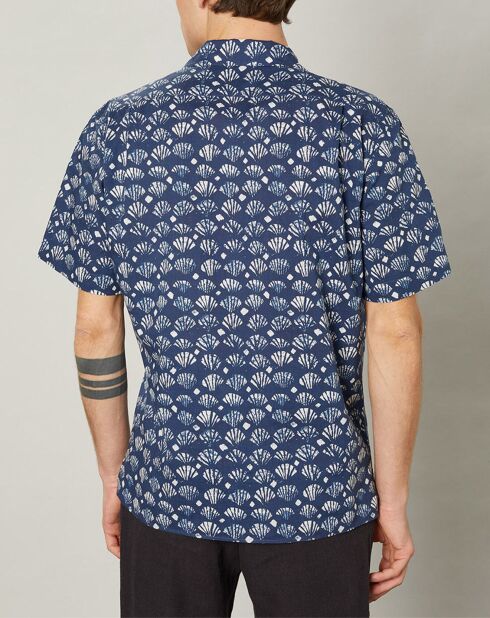 Camisa regular Palm Indigo