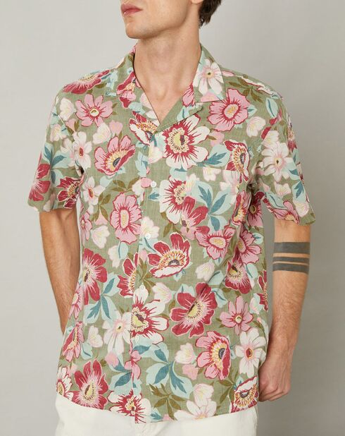 Chemise regular Palm army