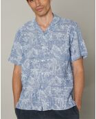 Chemise regular 100% Lin Palm chambray
