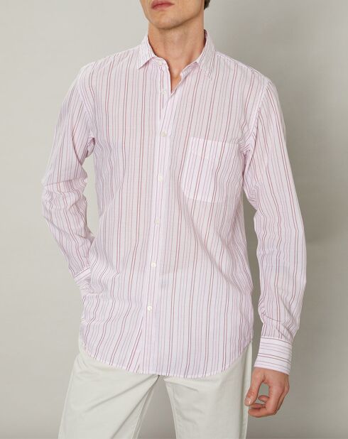 Chemise slim Storm rose