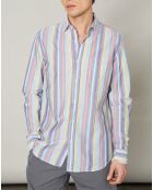 Chemise slim Storm multicolore