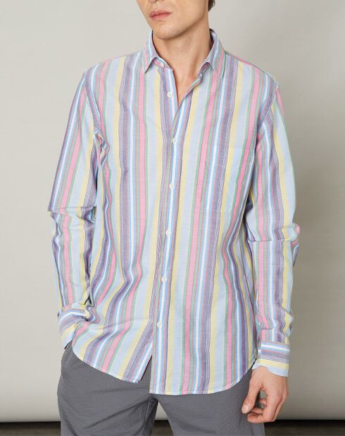 Chemise slim Storm multicolore