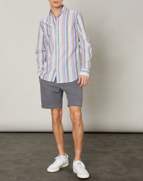 Chemise slim Storm multicolore