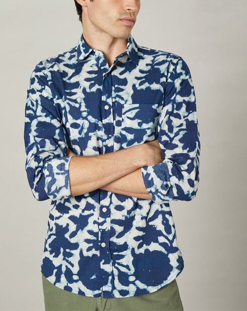 Chemise slim Storm indigo