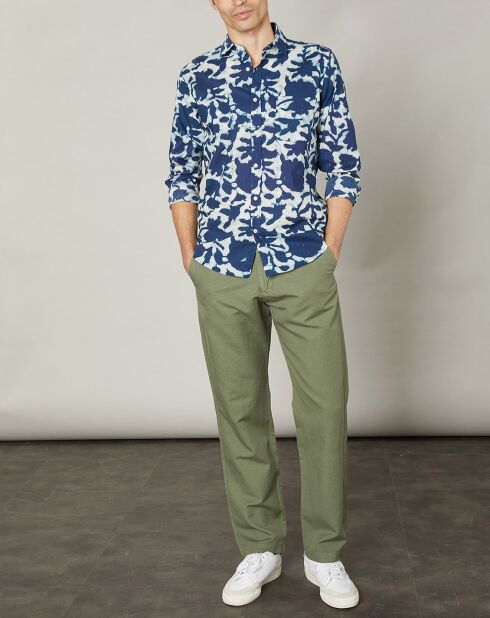 Chemise slim Storm indigo