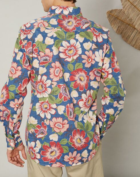 Chemise slim Storm bleue