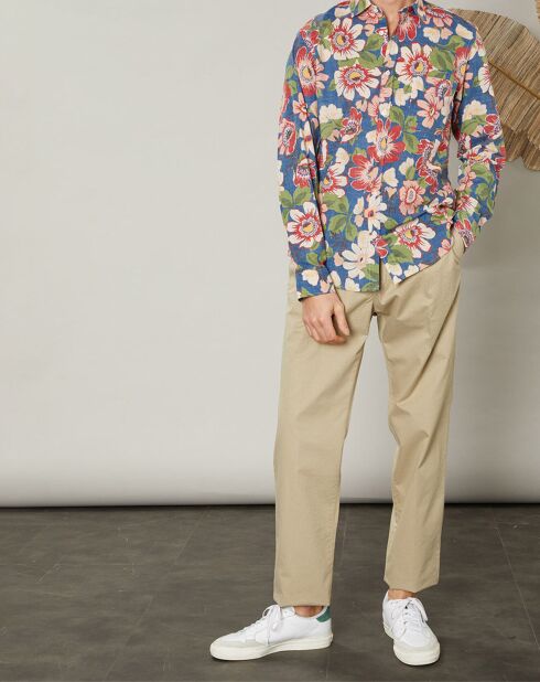 Chemise slim Storm bleue