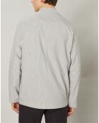 Veste en Coton & Lin Jamison natural/bleu