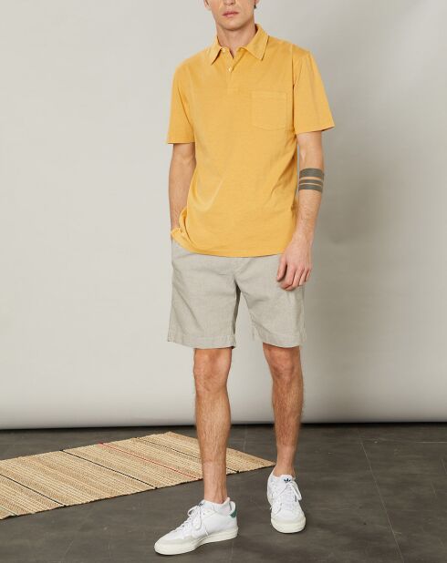 Short en Coton & Lin Tank natural/gris