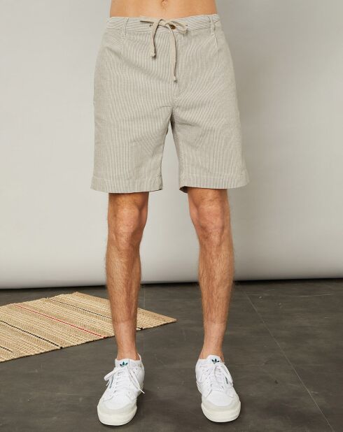 Short en Coton & Lin Tank natural/gris
