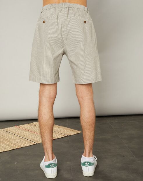 Short en Coton & Lin Tank natural/gris