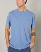T-Shirt piqué Pocket chambray