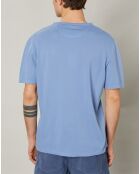 T-Shirt piqué Pocket chambray