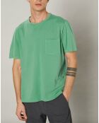 T-Shirt piqué Pocket kelly