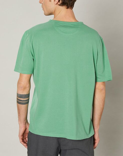 T-Shirt piqué Pocket kelly