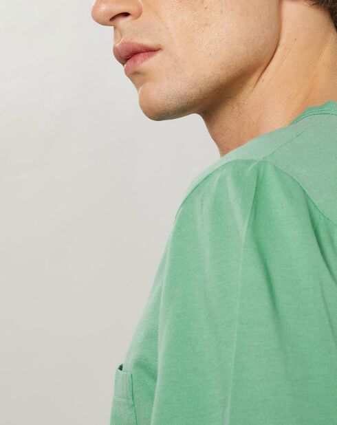 T-Shirt piqué Pocket kelly