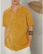 Polo chemise en Eponge mango