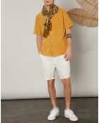 Polo chemise en Eponge mango
