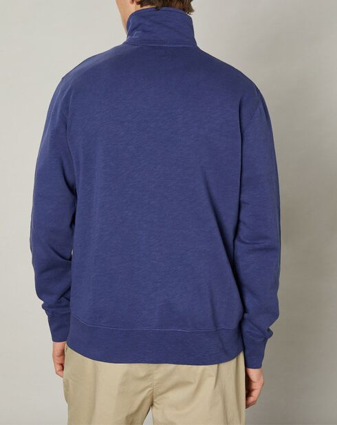 Sweat Light Half Zip bleu worker
