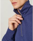 Sweat Light Half Zip bleu worker