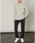 Pantalon 100% Lin Tanker carbone