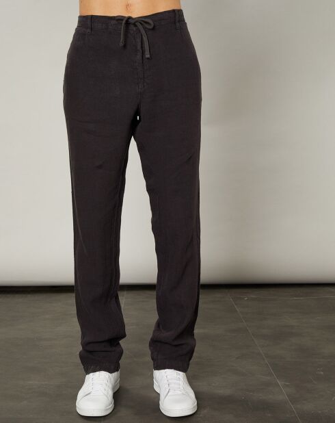 Pantalon 100% Lin Tanker carbone