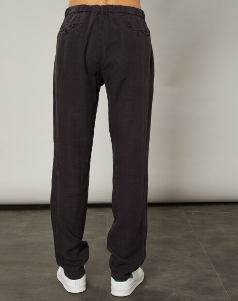 Pantalon 100% Lin Tanker carbone
