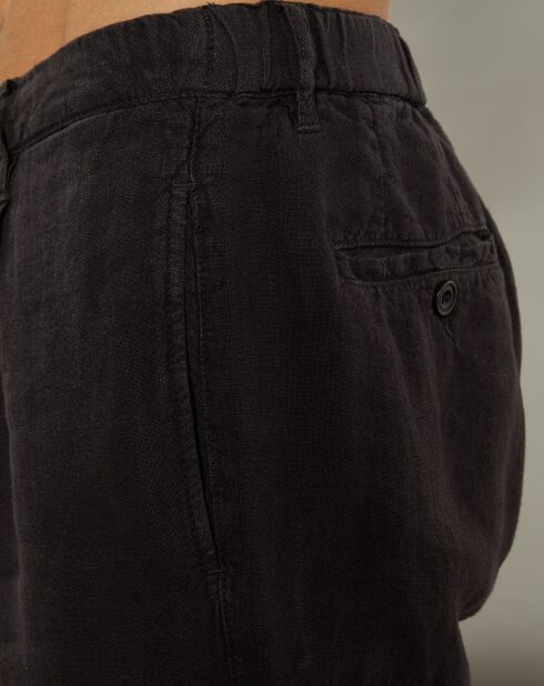 Pantalon 100% Lin Tanker carbone