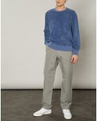 Pantalon en Coton & Lin Tyron vert de gris