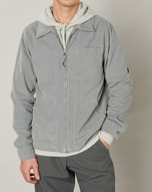 Veste en Velours Milleraies Damon vert sage