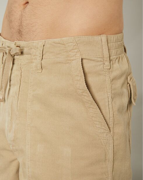 Short en Velours Milleraies Fatigue Ds khaki