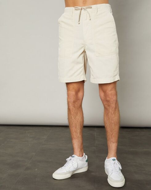 Chalk Fatigue Milleraies fluwelen korte broek