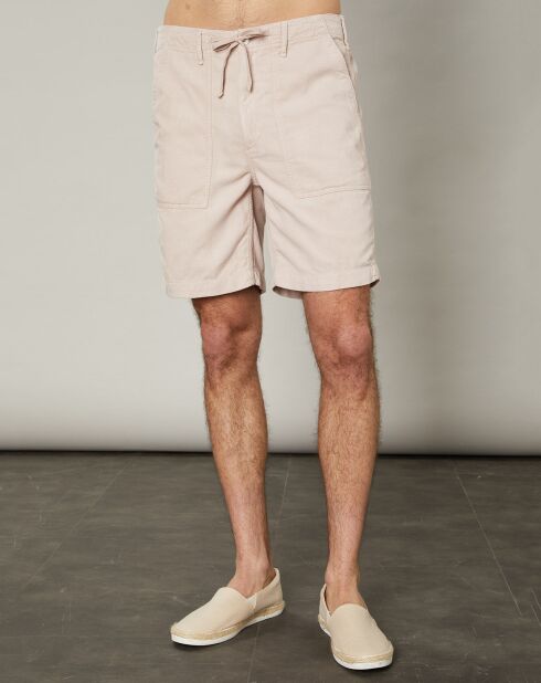 Milleraies Fatigue Ds roze fluwelen korte broek