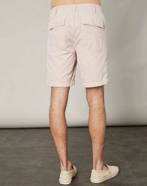 Milleraies Fatigue Ds roze fluwelen korte broek