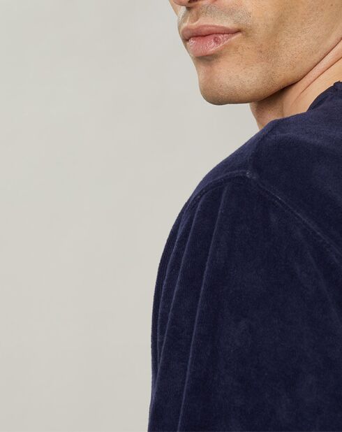 Sweat en éponge bleu