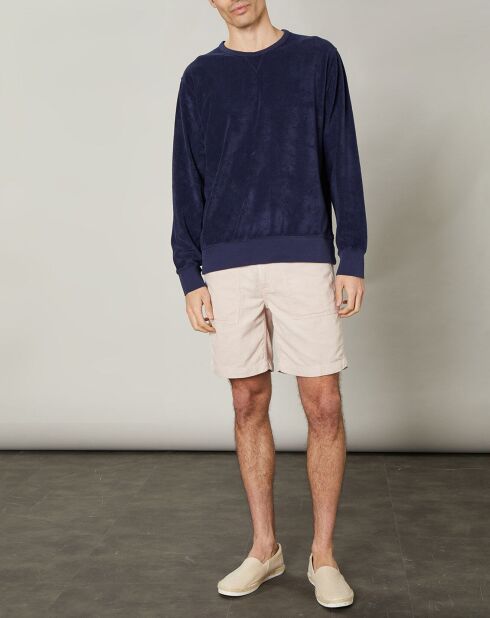 Sweat en éponge bleu