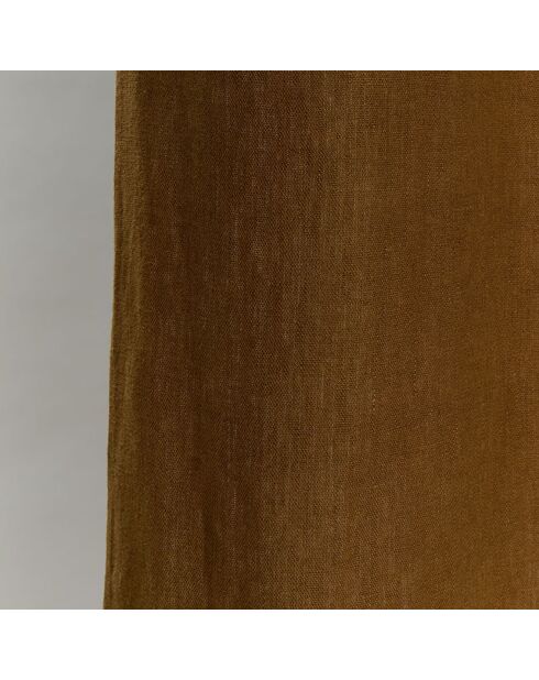 Rideau 100% Lin Porticcio gold - 140x280 cm