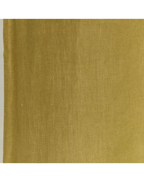 Rideau 100% Lin Porticcio citrus - 140x280 cm