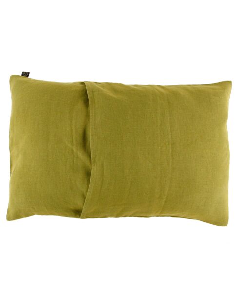 Housse de coussin 100% Lin Porticcio citrus - 40x60 cm