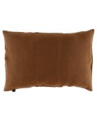 Housse de coussin 100% Lin Porticcio moka - 40x60 cm