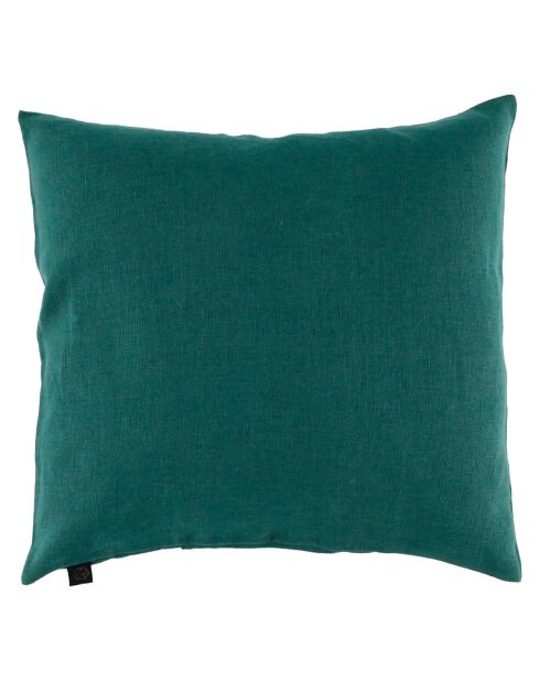 Housse de coussin 100% Lin Porticcio cèdre - 45x45 cm
