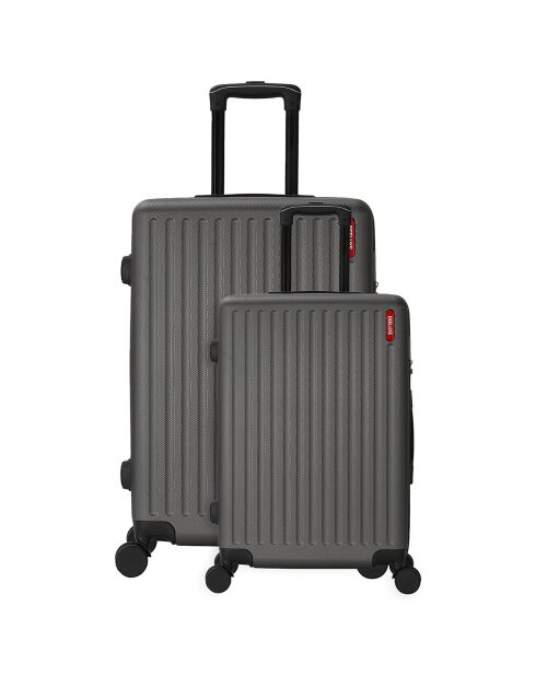 2 Valises Urban 75/55 cm gris anthracite