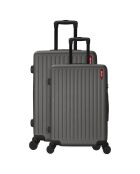 2 Valises Urban 75/65 cm gris anthracite