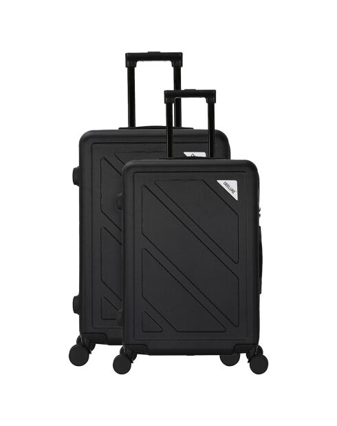 2 Valises Down 75/65 cm noires
