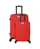 2 Valises City 75/55 cm rouges