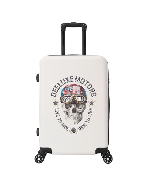 2 Valises Free 75/65 cm blanches