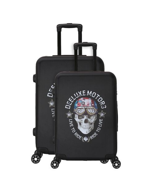 2 Valises Free 75/65 cm noires