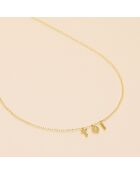 Collier Tatoo Toi en Laiton doré