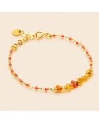 Bracelet Inde Chipsy Corail