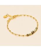 Bracelet Inde Chipsy Turquoise & Pyrite
